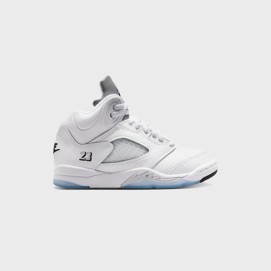 Jordan PS Air Jordan 5 Retro OG - White / Metallic Silver / Black