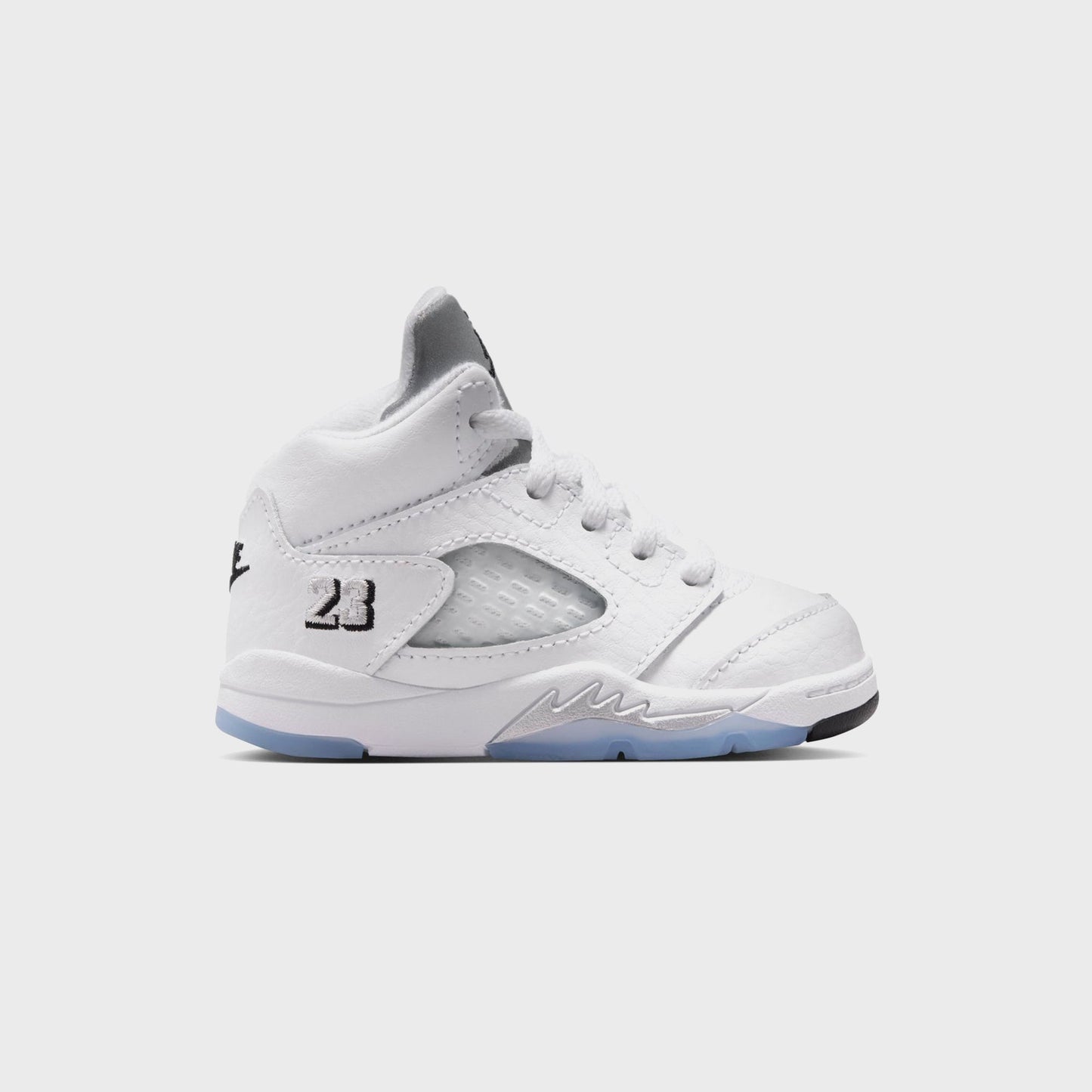 Jordan TD Jordan 5 Retro OG - White / Metallic Silver / Black