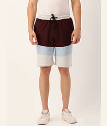 Arise Maroon Cotton Blend Men's Shorts ( Pack of 1 )