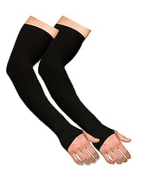 Arm Sleeves for Men & Women UV Protection Hand Sleeves with Thumb for Boys & Girls Sun Protection Sleeves for Men Arm Sleeves for Women for Running, H