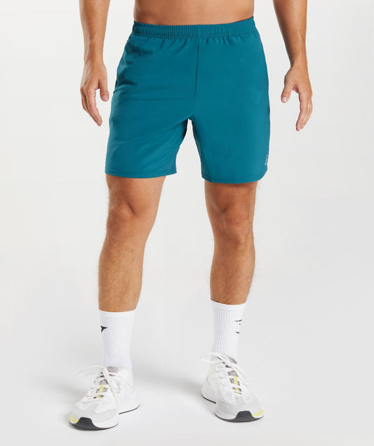 Gymshark Arrival 7" Shorts - Atlantic Blue