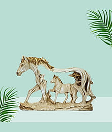 BECKON VENTURE Animal Showpiece 21 cm - Pack of 1