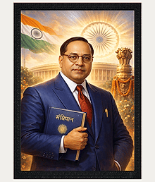 Bhimrao Ambedkar Photo Frame,Baba Saheb Photo Frame size 14x10 inches