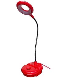 BillieJean Red Study Table Lamp ( Pack of 1 )