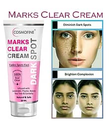 COSMOFINE Marks Clear Cream, Anti Ageing & Pigmentation Day Cream All Skin Type Neem (60 ml)