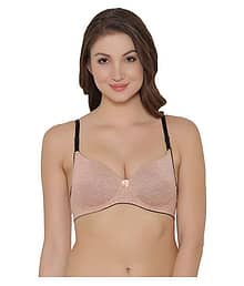 Clovia Cotton Women's Seamless Bra ( Peach )