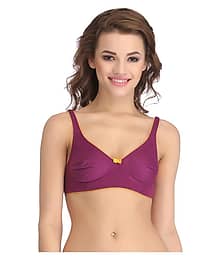 Clovia Poly Cotton T-Shirt/ Seamless Bra