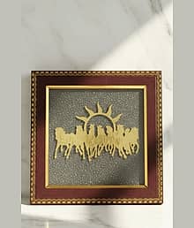 DECORIZON Wood Brown Single Photo Frame No. of Pieces- 1