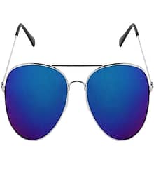 David Martin Silver Oversized Sunglasses ( Pack of 1 )
