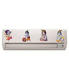 Decor Villa AC Sticker Split Air Conditioner Sticker Floral Sticker ( 21 x 91 cms )