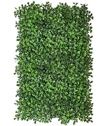 Floriva - Artificial mini green grass with wood pot for home decor Artificial Plant (60 cm, Green)
