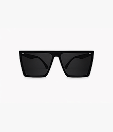 FunkyFables Black Rectangular Sunglasses ( Pack of 1 )