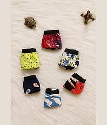 G Beauty Pack of 6 Cotton Hipster For Women ( Multi Color )