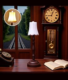 Gopalvilla Black Decorative Table Lamp ( Pack of 1 )