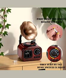 Gopalvilla Vintage Charm Gramophone Music Box showpiece