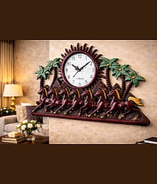 Grab Kart Assymetric Analog Wall Clock