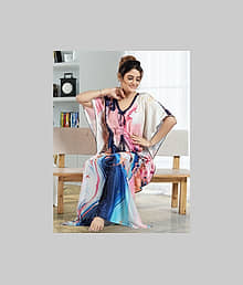 Gutthi Peach Lycra Women's Nightwear Nighty & Night Gowns ( Pack of 1 )