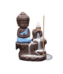 Khushi Enterprises Smoke Backflow Showpiece 12 cm - Pack of 1