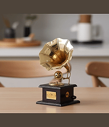 Handcrafted Vintage Gramophone Decorative Showpiece