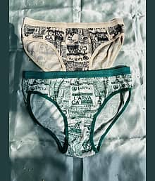 Hanuchem Pack of 2 Cotton Blend Hipster For Women ( Multicolor4 )