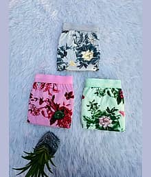 Hanuchem Pack of 3 Cotton Blend Hipster For Women ( Multicolor )