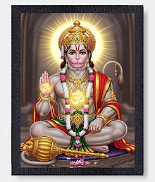 Hanuman Ji Photo Frame,Balaji Photo Frame,Hanuman ji photo frame,. size 14x10 inches