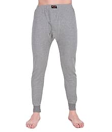 Hap Kings Pack of 1 Cotton Thermal Bottoms For Men's ( Grey )