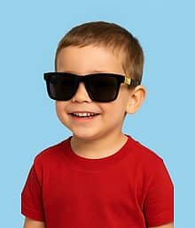 Honufu Eyewear Retro Square Sunglasses,For Kids, (Pack Of1)