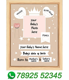 Indianara Wood Brown Photo Frame Sets - Pack of 3