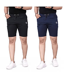 JackMail Pack of 2 Lycra Boxers For Men's ( Black,Blue )