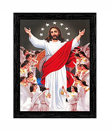 Jesus Christ Photo Frame Size 14x10 '' Inches
