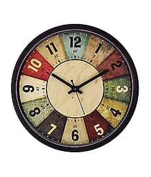 KP CRAFT Circular Analog Wall Clock