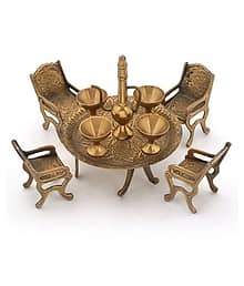 Kanha Enterprises Multicolour Brass Handicraft Showpiece - Pack of 10