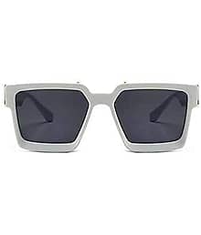 Kanny Devis - White Rectangular Sunglasses ( Pack of 1 )