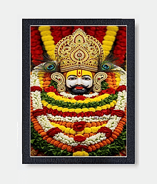 Khatu Shyam Ji Photo Frame,size !4x10 inch