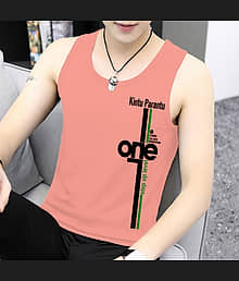 Lecowar Pack of 1 Polyester Basic Vest For Men ( Multicolor13 )