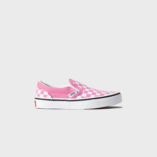 VANS PS Classic Slip-On Checkerboard Shoe - Checkerboard Fizz Pink