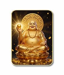 Livin'luxe Laughing Buddha MDF Wall Art with Table Top Stand
