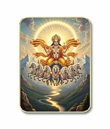 Livin'luxe Surya Dev MDF Wall Art with Table Top Stand & Wall Hanging Hole