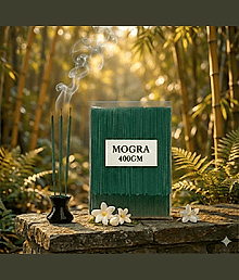 Dwarkesh Agarbatti Shubh Mogra Agarbatti - Premium Masala Incense for Festivals & Daily Rituals - 400 Gm