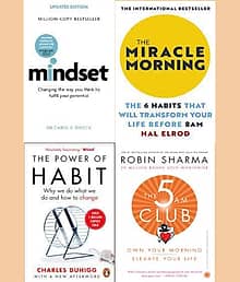 MindSet + Miracle Morning +The Power of Habit + 5 Am Club