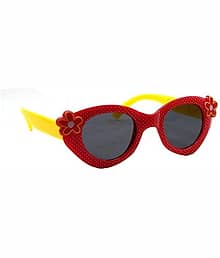 PIRASO Red Cat Eye Sunglasses ( Pack of 1 )
