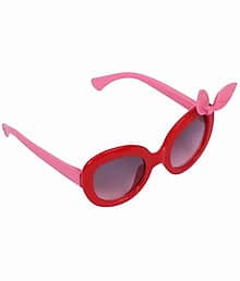 PIRASO Red Oversized Sunglasses ( Pack of 1 )