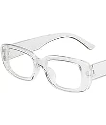 PIRASO White Rectangular Sunglasses ( Pack of 1 )