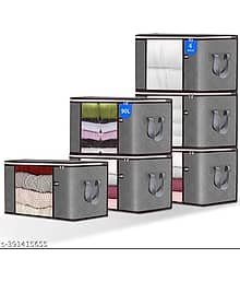 Premium Quality Non Woven Saree Cover Storage Bags for Clothes with Premium Quality Combo Offer Saree Organizer for Wardrobe/Organizers for Clothes/Or