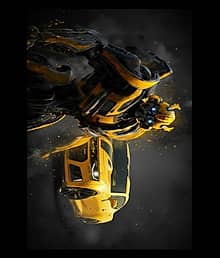 Premium Yellow Mech Warrior
