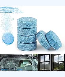 Purple DustCar Windshield Oil Film Remover Kit ? Automotive Glass Cleaning Brush & Cleaner | Anti-Fog, Rainproof, Streak-Free Glass Cleaner for Car Wi