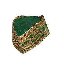 Qawali Cap For Dance Costume, Qawwali Dress Accessory (Only Cap) - 2pcs