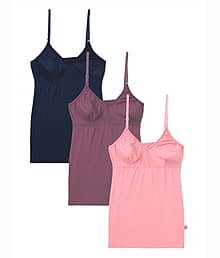 RMT DISSA Women Pack of 3 Cotton Camisoles ( Multicolor 1 )