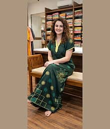 RS Cotton Printed Women Regular Nighty ( Green )